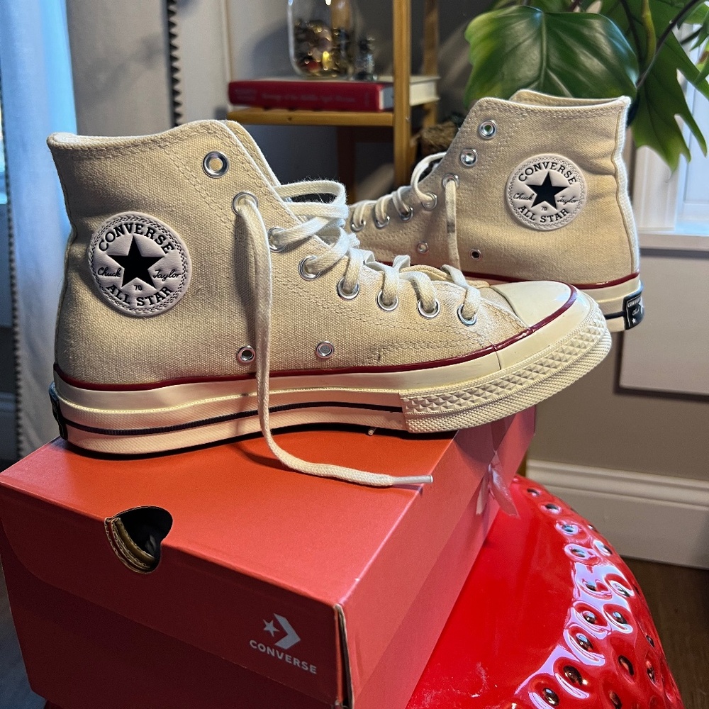 Chuck 70 Canvas High Top Converse Beige